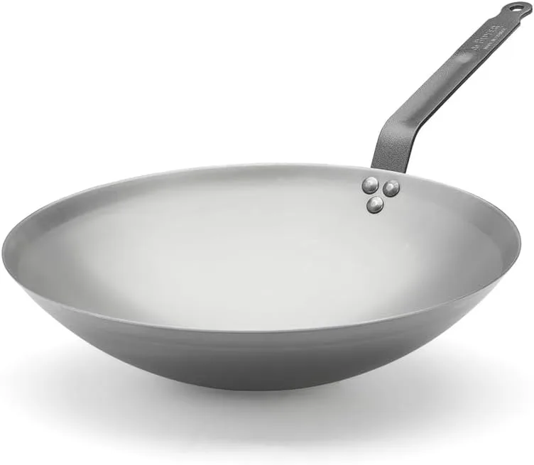 De Buyer wok acier carbone